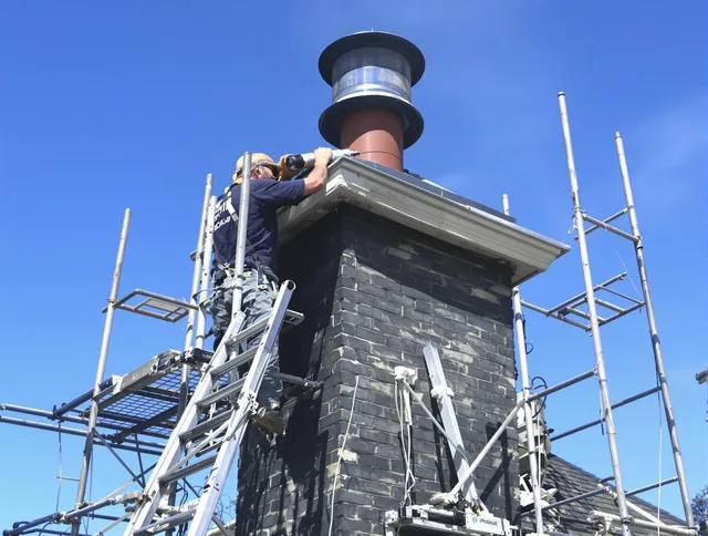 Sturdy chimney crown finished by Cleveland Heights Chimney Sweep in Cleveland Heights, OH