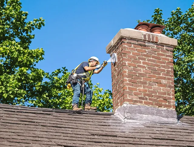 Cleveland Heights Chimney Sweep performing an inspection with advanced tools in Cleveland Heights, OH