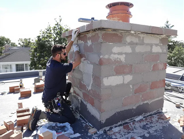 Advanced chimney repair process by Cleveland Heights Chimney Sweep in Cleveland Heights, OH