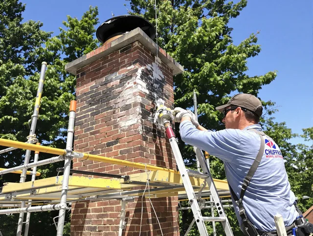 Structural chimney repair by Cleveland Heights Chimney Sweep in Cleveland Heights, OH