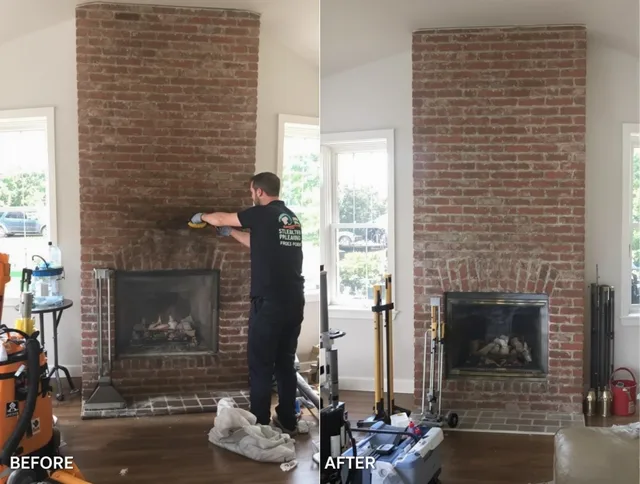 Finished chimney sweeping service by Cleveland Heights Chimney Sweep in Cleveland Heights, OH