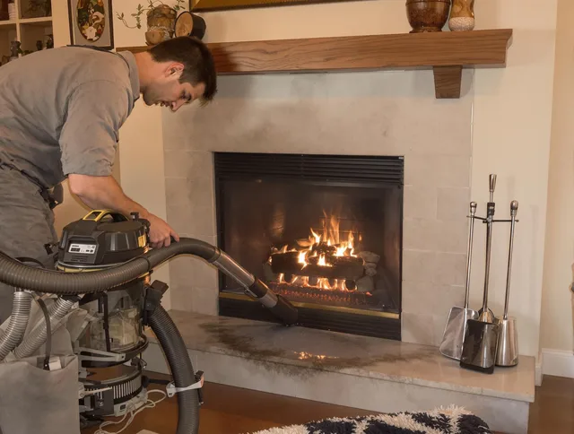 Routine fireplace upkeep by Cleveland Heights Chimney Sweep in Cleveland Heights, OH